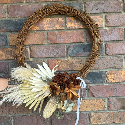 Quarter Dried Floral Wreath