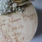 Birth Plaque Wall Piece